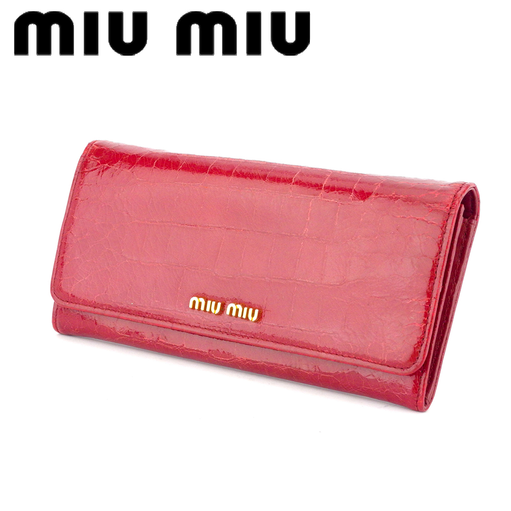 ミュウミュウ(MIUMIU) 中古 レディース長財布 | 通販・人気ランキング 