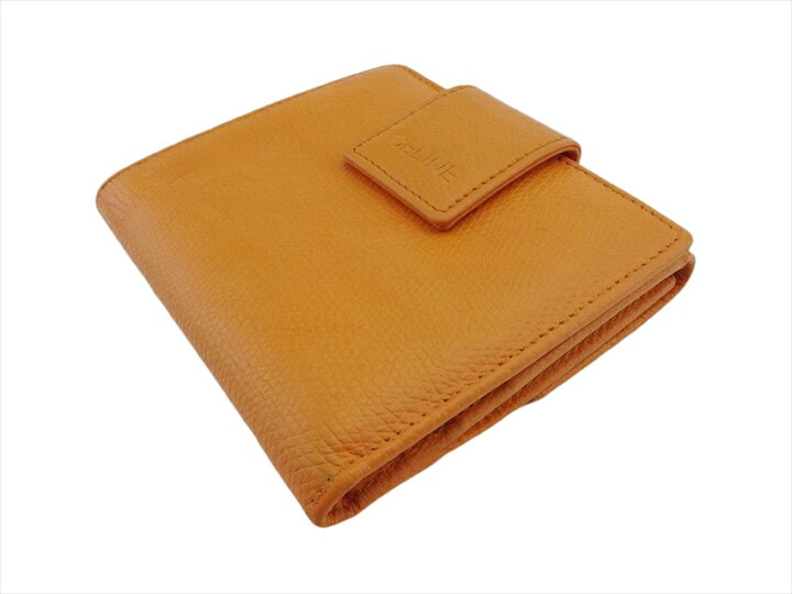 楽天市場】【中古】 セリーヌ 二つ折り 財布 Wホック レディース  