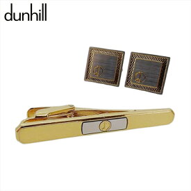 【春の大感謝祭 30％OFF】【中古】 ダンヒル タイピン カフス メンズ シルバー×ゴールド dunhill E16976