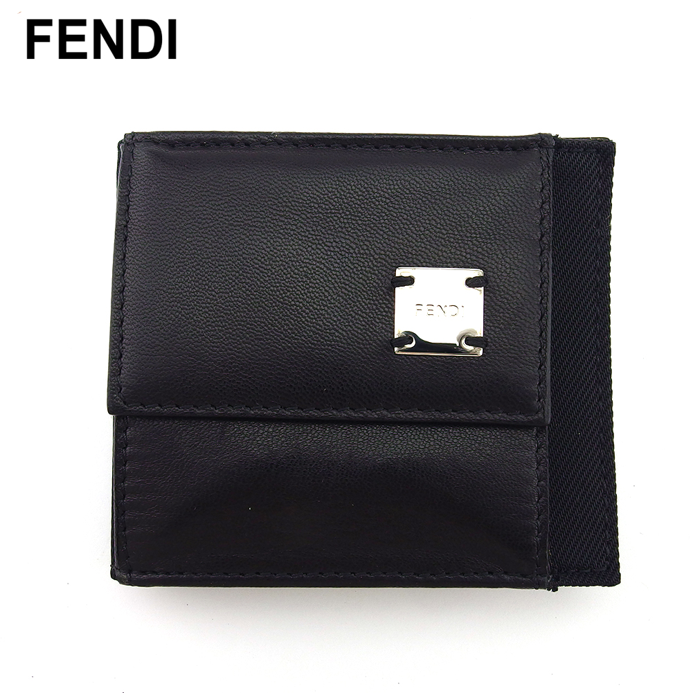 本店 【 Fashion THE SALE】 フェンディ 二つ折り 財布 ミニ財布