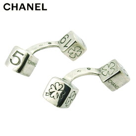 【春の大感謝祭 30％OFF】シャネル カフス カフリンクス レディース メンズ クローバー シルバー シルバー925 CHANEL t19758s 【中古】