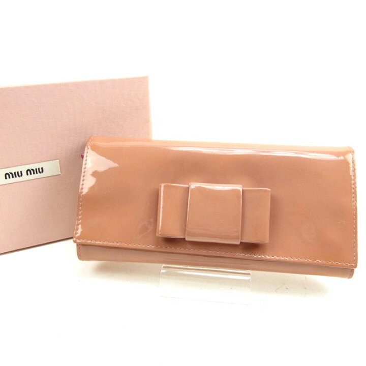 楽天市場】【ウィンターセール 28％OFF】ミュウミュウ 長財布 