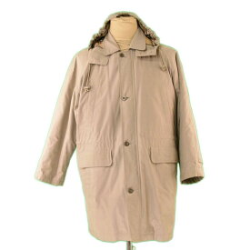 【冬のTHEセール 30%OFF】バーバリー BURBERRY コート ダウンライナー付き メンズ ♯Mサイズ ライトカーキ 綿 75%ポリエステル 35%(裏地)ナイロン&キュプラ(中綿)ダウン 80%スモールフェザー 20% 【バーバリー】 L2203 【中古】