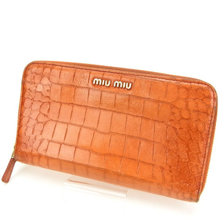 楽天市場】【ウィンターセール 28％OFF】ミュウミュウ 長財布 ラウンド 