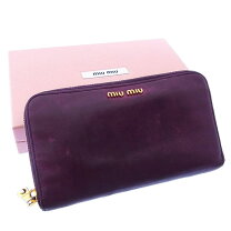 楽天市場】miumiu 長財布 パープルの通販