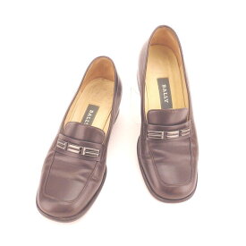 【冬のTHEセール 30%OFF】バリー BALLY ローファー 3EU 0 ブラウン 【バリー】 T16143 【中古】