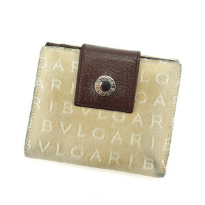 ブルガリ(Bvlgari) ロゴマニア(rogomania) 中古 メンズ二つ折り財布 