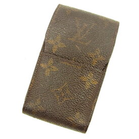 【春の大感謝祭 30％OFF】ルイヴィトン LOUIS VUITTON シガレットケース タバコケース メンズ可 エテュイシガレット ブラウン モノグラムキャンバス 【ルイ・ヴィトン】 T14917 【中古】