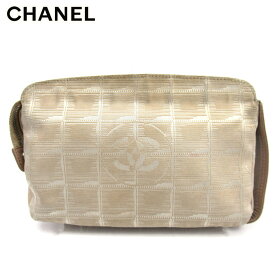 【スプリングセール30％OFF】シャネル ポーチ 化粧ポーチ レディース ニュートラベルライン ベージュ キャンバス×レザー CHANEL 【シャネル】 t16748s 【中古】