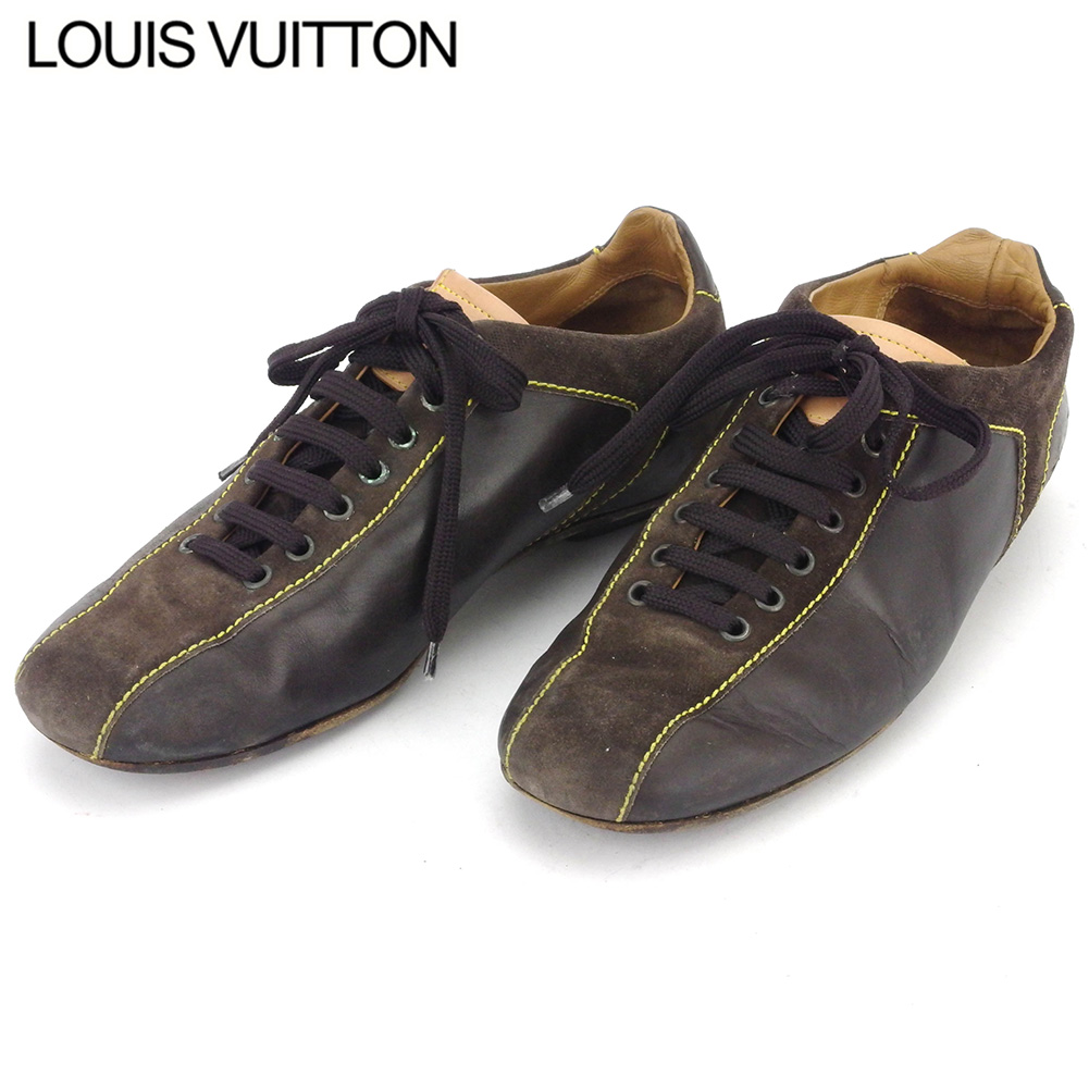 ヴィトン LOUIS VUITTON ルイ ヴィトン 革靴 ブラウン 142kH
