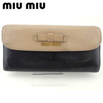 楽天市場】miumiu 長財布 ベージュ（レディース財布｜財布・ケース