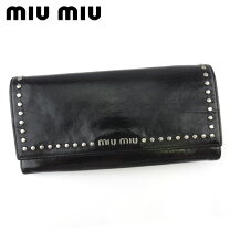 楽天市場】miumiu 長財布 スタッズ（レディース財布｜財布・ケース 