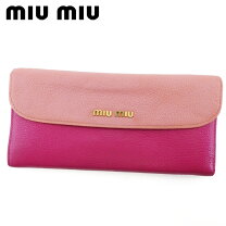 楽天市場】MiuMiu 長財布 バイカラー（バッグ・小物・ブランド雑貨）の通販