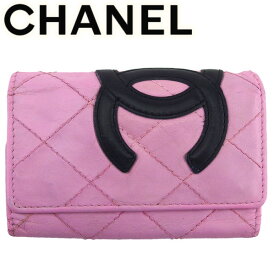 【ウィンターSALE★22％OFFクーポン】【中古】 シャネル キーケース 6連キーケース レディース カンボンライン CHANEL T24011 ブランド ハイブランド ヴィンテージ 送料無料