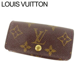 【春の大感謝祭 30％OFF】ルイヴィトン Louis Vuitton キーケース 4連キーケース レディース ミュルティクレ4 ブラウン モノグラムキャンバス 【ルイ・ヴィトン】 T12236 【中古】