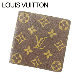 【冬のTHEセール 30%OFF】ルイヴィトン Louis Vuitton 二つ折り札入れ レディース ブラウン 【ルイ・ヴィトン】 T14727 【中古】