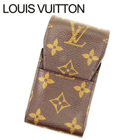 【春の大感謝祭 30％OFF】ルイヴィトン Louis Vuitton シガレットケース タバコケース レディース エテュイシガレット ブラウン モノグラムキャンバス 【ルイ・ヴィトン】 T10891 【中古】