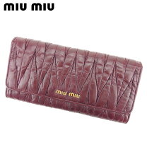 楽天市場】miumiu 長財布 パープルの通販