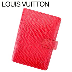 【春の大感謝祭 30％OFF】【送料無料】 【中古】 ルイ ヴィトン Louis Vuitton 手帳カバー システム手帳 レディース メンズ アジェンダPM レッド ゴールド エピレザー 【ルイ・ヴィトン】 T9456