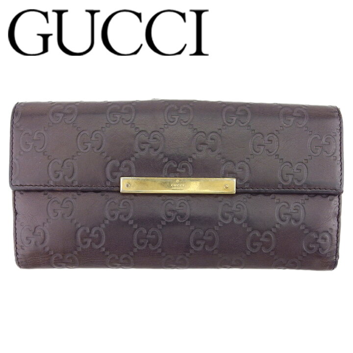 楽天市場】【楽天スーパーSALE☆最大50％OFF】【中古】 グッチ 長財布 