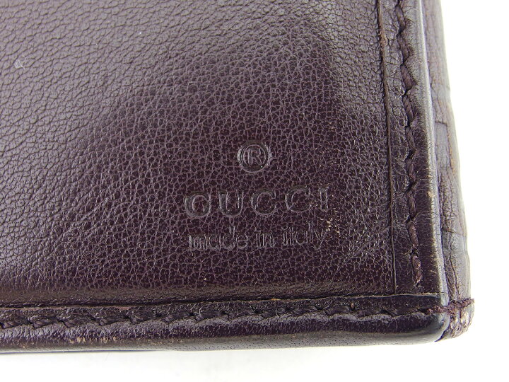 楽天市場】【梅雨得SALE☆21％OFFクーポン】【中古】 グッチ 長財布 W 