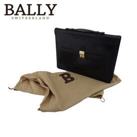 【お買い物マラソン27％OFFクーポン】バリー BALLY ビジネスバッグ Bマーク ブラック レディース 中古 ブランド ハイブランド ヴィンテージ