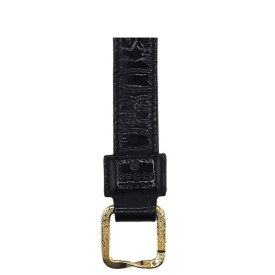 【お買い物マラソンSALE★23％OFFクーポン】グッチ キーリング ブラック×ゴールド レディース 中古 GUCCI ブランド ハイブランド ヴィンテージ