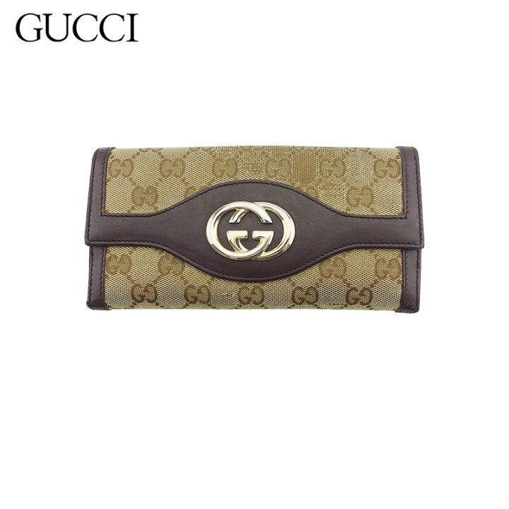 楽天市場】【月替わりセール☆29％OFFクーポン】グッチ GUCCI 長財布 