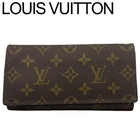 【お買い物マラソン★30％OFFクーポン】ルイ・ヴィトン LOUIS VUITTON 札入れ モノグラム ブラウン　ライトブラウン レディース 中古 ブランド ハイブランド ヴィンテージ