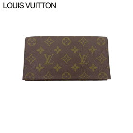 【お買い物マラソン★30％OFFクーポン】ルイ・ヴィトン LOUIS VUITTON 札入れ モノグラム ブラウン ベージュ メンズ 中古 ブランド ハイブランド ヴィンテージ