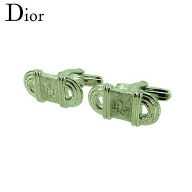 【楽天スーパーSALE★最大50％OFF】ディオール Dior カフス ロゴ スウィヴル式 シルバー レディース 中古 ブランド ハイブランド ヴィンテージ