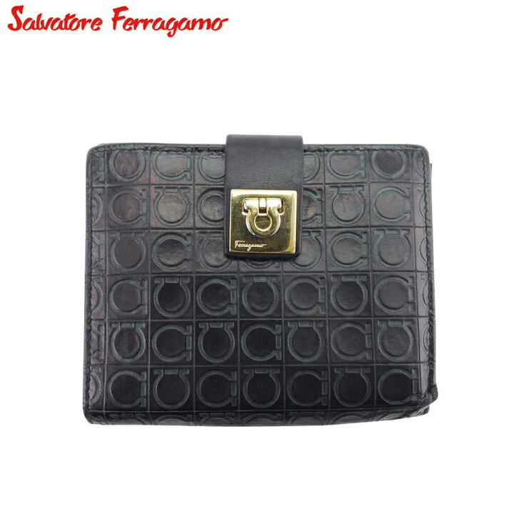 楽天市場】サルヴァトーレフェラガモ Salvatore Ferragamo 二つ折り 