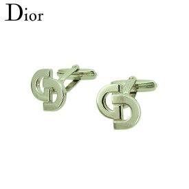 【楽天スーパーSALE★最大50％OFF】ディオール Dior カフス CDロゴ スウィヴル式 シルバー メンズ 中古 ブランド ハイブランド ヴィンテージ