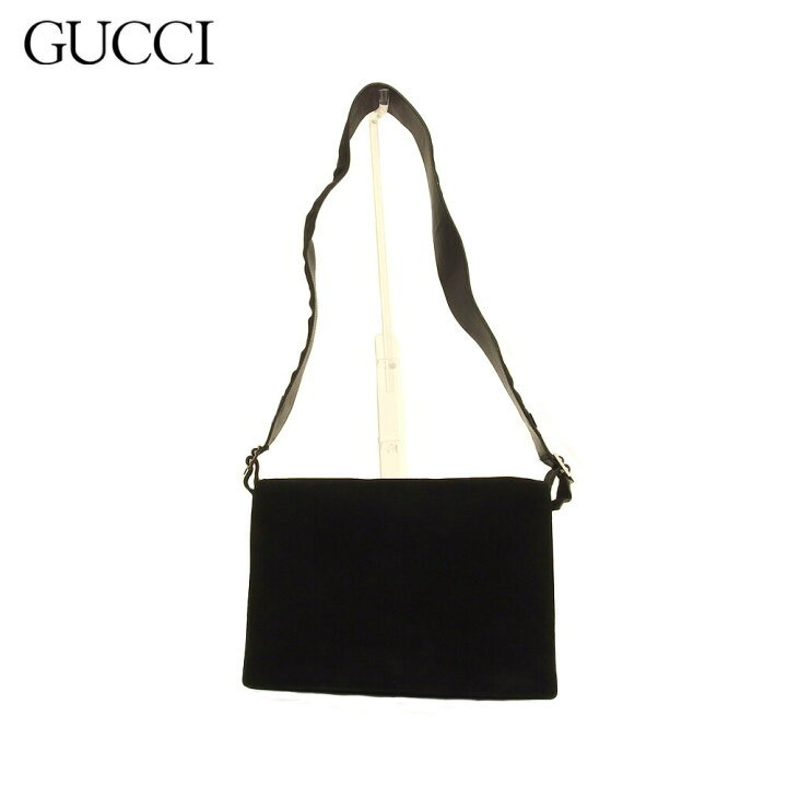楽天市場】グッチ GUCCI ショルダーバッグ ロゴ ブラック シルバー  