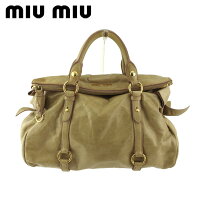 楽天市場】miumiu 2wayバッグ サイドリボンの通販
