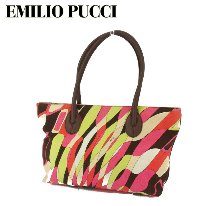 楽天市場】【秋Sale】エミリオ・プッチ Emilio Pucci トートバッグ 