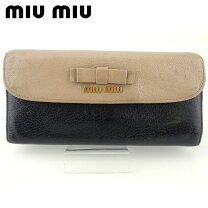 楽天市場】miumiu 長財布 ベージュ（レディース財布｜財布・ケース 