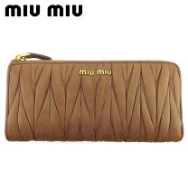 楽天市場】miumiu 長財布 ベージュ（レディース財布｜財布・ケース 