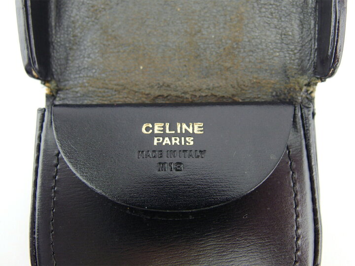 楽天市場】【秋Sale】セリーヌ CELINE コインケース ロゴプレート  