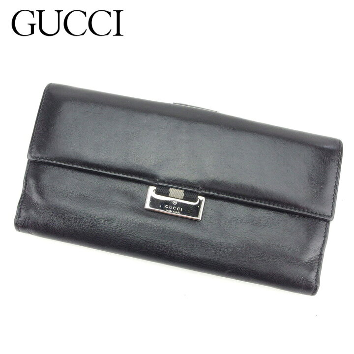 楽天市場】【お買い物マラソン☆30％OFFクーポン】グッチ GUCCI 長財布 