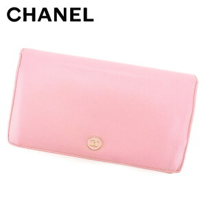 シャネル(CHANEL) ココボタン(coco button) 中古 レディース長財布  