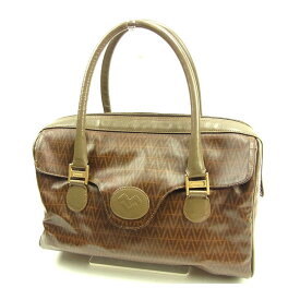 【バレンタインSALE★30％OFFクーポン】ヴァレンティノ VALENTINO ボストンバッグ ブラウン系 レディース 中古 ブランド ハイブランド ヴィンテージ