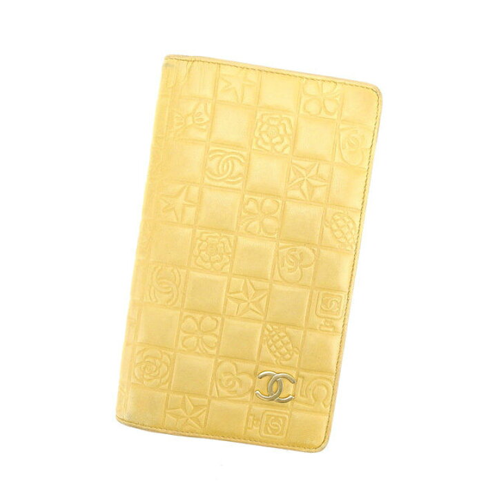 楽天市場】シャネル CHANEL 長財布 アイコン チョコバー ベージュ 