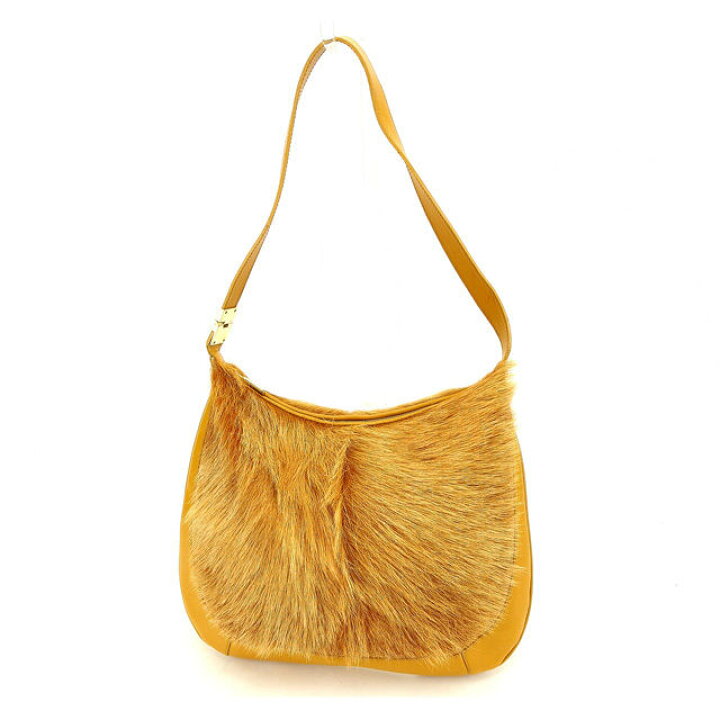 楽天市場】フルラ Furla ショルダーバッグ ファー キャメル×ゴールド 