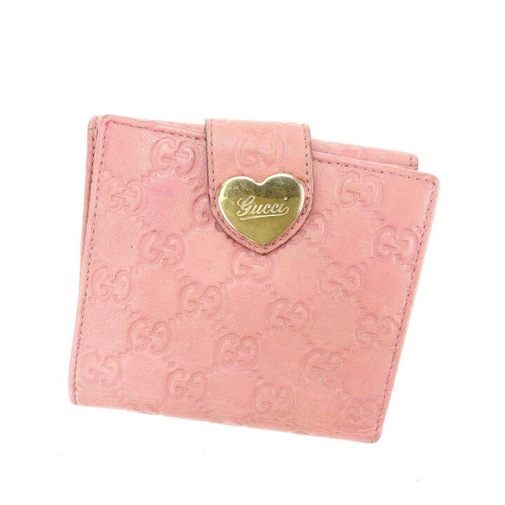 楽天市場】【秋Sale】グッチ GUCCI 二つ折り財布 グッチシマ ラブリー  
