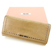 楽天市場】miumiu 長財布 スタッズ（レディース財布｜財布・ケース 