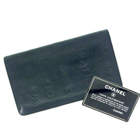 【ブラックフライデー21％OFFクーポン】シャネル CHANEL 長財布 ロゴ×ココマーク ブラック レディース 中古 ブランド ハイブランド ヴィンテージ