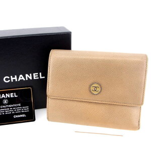 シャネル(CHANEL) ココボタン(coco button) 中古 三つ折り財布 | 通販 