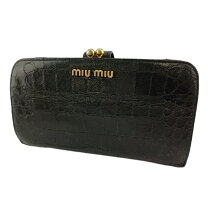 楽天市場】miumiu 財布 クロコの通販