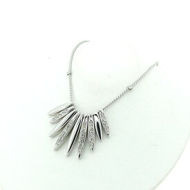 【Fashion Special Fair★24％OFFクーポン】スワロフスキー ネックレス クリスタル クリア×シルバー レディース 中古 SWAROVSKI ブランド ハイブランド ヴィンテージ